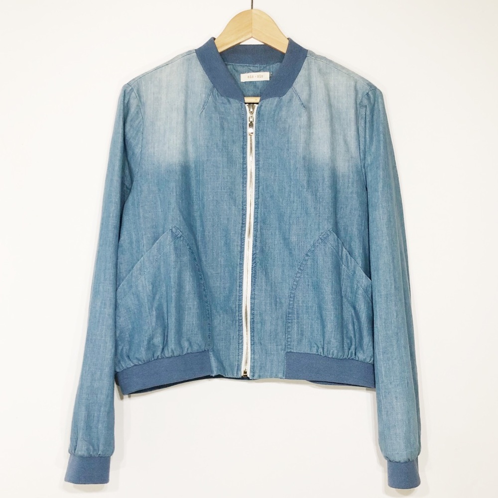 Denim Bomber Jacket (Lightweight)